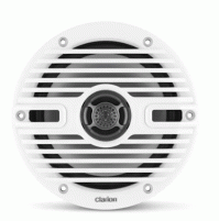 Clarion - Marine CMS Speakers 6.5" with White and Black Classic Grille (CMS-651-CWB) - 010-03193-00 - Garmin